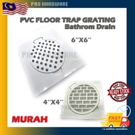 FLOOR TRAP PVC FLOOR GRAINING ROOM HOLE TRAP & COVER SIGN 6 X 6INCH/ 4 X 4INCH