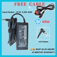 hp 65W 19.5V 3.33A Charger for HP Probook 450 G10 G9 440 450 455 470 G3 G4 G5 G7 G8 laptop adapter b