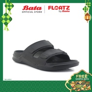[Kasut Raya] FLOATZ BY BATA Bruce Men Black Sandal 8106104/8199104 Sandal Lelaki