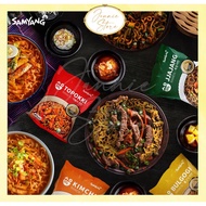 ♳🃟🋬SAMYANG Korean Ramen TOPOKKI /KIMCHI /BULGOGI /JJAJANG- HALAL (80G) Loose Pack/(5X80G) 1 Pack
