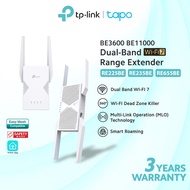 TP-Link BE3600 BE11000 Tri-Band EasyMesh MLO Smart Roaming Wi-Fi 7 RE225BE/RE235BE/RE655BE 6Ghz Band