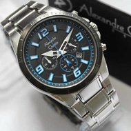 Jam Tangan Alexandre Christie 6345 Silver Biru