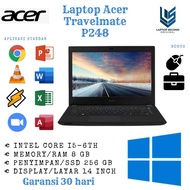 Laptop Acer Travelmate p248 Core i5 Gen6 Ram 8 Gb SSD 256 Gb Original