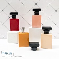 HITAM 30ml Gucci Patel Perfume Bottle Black Cap Refillable Perfume Glass Bottle FL