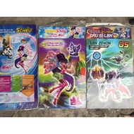 Combo of 5 5-Dimensional Stickers (Magic Princess and LBX Brave)