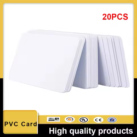 20PCS glossy White Blank inkjet printable PVC Card Waterproof plastic ID Card business card for Epso