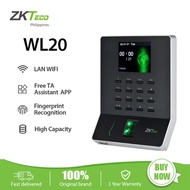 ZKTeco Wl20 Fingerprint Time And Attendance Terminal With Wi-Fi Module Clock Office with FREE USB