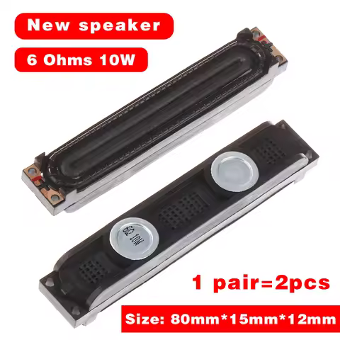 New 1Pair 6 Ohms 10W TV Speaker For Samsung BN96-16797C 16797A 16797E 16797 UE37D6500 T27A550