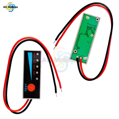 1S 2S 3S 4S 5S 6S 7S BMS Lithium Battery Li-po Li-ion Capacity Indicator LED Display Capacity Test F