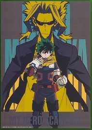 我的英雄學院 相繫的力量 一番賞 F賞 透明海報 膠墊- 綠谷出久 歐爾麥特[平行進口]