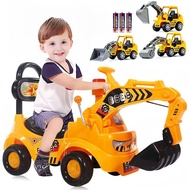 Children's Excavator Ride-On Toy Baby Toy Ride-On Car Sliding Twisting Car Large Excavator Construct