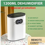 1.2L Dehumidifier For Home Air Dehumidifier Mini Bathroom Air Dryer Moisture Absorber Indoor