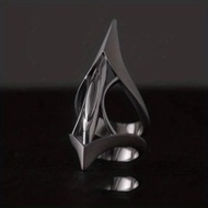 Cyberpunk Sword Blade Ring Exaggerates Fashion Unisex Adjustable Opening Rings Jewelry Gift