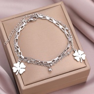 Clover Leaf Of Good Luck 4-Leaf Bracelet