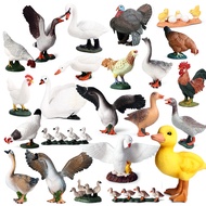 Simulation Poultry Animal Model Duck Goose Lion Head Goose Rhubarb Duck Swan Mother Duck Ornaments C