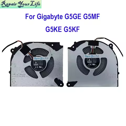 Gaming Laptop Cooling CPU GPU Fan For Gigabyte G5 KF KE GE MF G5KF G5KE G5GE G5MF 2023 FPP6 DFS5K223