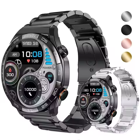 Watch Bracelet Strap for HAYLOU Solar 5 Smartwatch Stainless Steel Band for HAYLOU Solar 5 Metal Cor