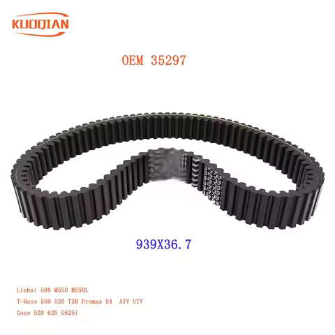 36.7X939 CVT Drive Belt for Linhai 500 M550 M550L T-Boss 550 520 T3B Promax E4 35297 ATV UTV Goes 52