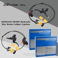 SHIMANO DEORE M6100 Oil Brake Set 2 Piston M6120 4 Piston Disc Brake High Quality Radiator Brake Pad