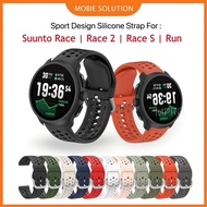 For Suunto Race 2 , Suunto Race , Suunto Race S , Suunto Run Replacement Silicone Strap