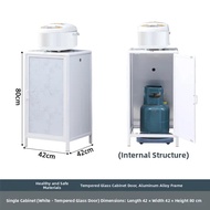JIANWEI | Gas Tank Hideaway Cabinet LPG Cylinder Storage Box & Kitchen Cupboard