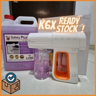 ［Ready Stock］🔥Complete Set New Model K6X Wireless Nano Atomizer spray Disinfection spray Gun