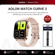 Aolon Curve 3 Smart Watch Women Original Bluetooth Call Customized Wallpaper Health Monitor Sports I