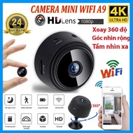 Camera siêu nhỏ thế hệ mới full HD 1080P-Camera mini wifi A9 kết nối điện thoại giá rẻ xem qua 3g4g5