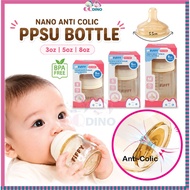FIFFY NANO ANTI-COLIC PPSU BOTTLE WITH NANO TECH SILICONE TEAT BOTOL SUSU NEWBORN