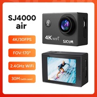 SJCAM SJ4000 AIR Action Camera 4K 30PFS 1080P 4x Zoom WIFI Motorcycle Bicycle Helmet Waterproof Spor