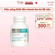 Bio Island DHA For Kids Australia Dha Supplement For Children 60 Tablets