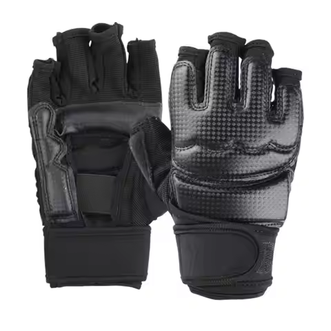 MMA Gloves RDX MMA Training Mitts Lightweight Grappling Karate Gloves Half Finger Boxing Gloves Thai