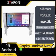 STAPON for toyota camry 2012-2015 Android15 64 128 256GB 10inch QLED OCTA CORE DSP 4G LTE android au