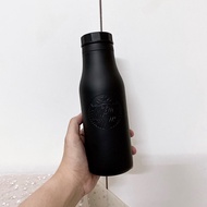 [STARBUCKS JAPAN] - CORE SS MATTE BLACK LOGO WATER BOTTLE 16oz