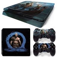New style God of War GAME PS4 PRO Slim Skin Sticker Decal Cover for ps4 Console and 2 Controllers PS4 pro slim Skin new design
