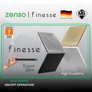 ZENSO Switch-finesse Series Switch Switches & Sockets ( Black, Crystal Grey ) [SIRIM]