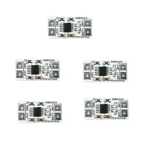 5PCS Mini Mppt Solar Charge Controller 4.2V/3.7V 3.6V/3.2V Charger Module Dc 5V 1A Board for I-Ion/l