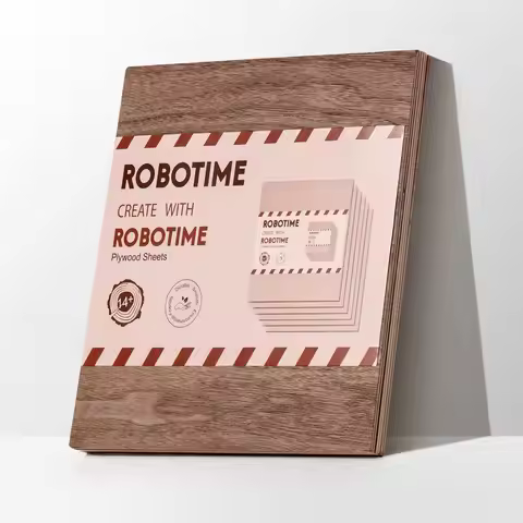 6-Pack Laser Wood Sheets 1/8"12*12*1/8 Inch Basswood 2Pcs & Walnut 2Pcs & Birch 2Pcs 3mm Plywood She