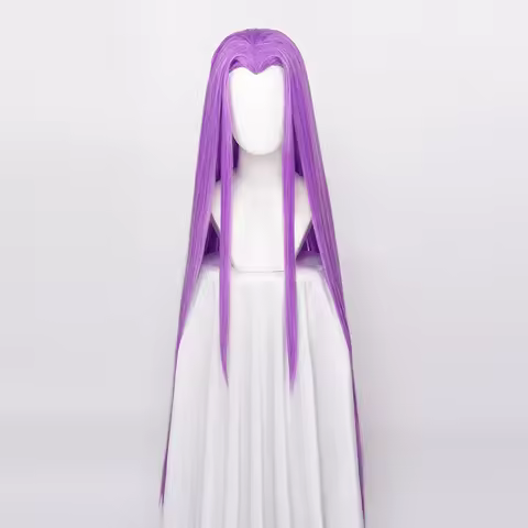 ccutoo 120cm Synthetic Hair Fate stay night Rider Servant Medusa Cosplay Wigs Long Beauty Tip +Wig C