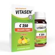 VITASEN Vitamin C 250mg Chewable Tablet 60's