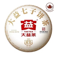 ชาผู่เอ๋อร์สุก ต้าอี้ รุ่น 7572 ปี2022 น้ำหนัก 357 กรัม