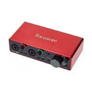 The Third Generation Focusrite Scarlett 2i2 Recording Interface Card Condenser Microphone