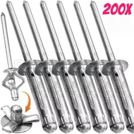 Three Claw Furniture Fixing Nails - Tri-Fold Aluminum Alloy Pop Rivet - Round Head Blind Rivets Kit 