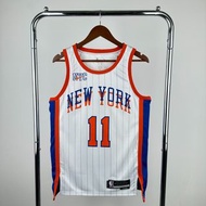 布朗森 Jalen Brunson 紐約人 New York Knicks 2024/25 City Edition 城市版 白色 11號 – White Nike NBA 熱壓 球迷版 球衣 Swi