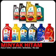PETRONAS SPRINTA MINYAK HITAM F100 F700 F900 SHELL ADVANCE AX3 AX5 AX7 LONGRIDE SAE40 10W40