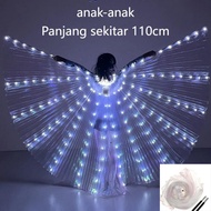Kostum Sayap Karnaval Sayap Karnaval Led Putih Kostum Sayap Malaikat