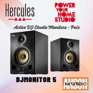 Hercules DJ Monitor 5 Active Studio Monitors - Pair ( Hercules DJ Monitor 5 Speakers / Pair )