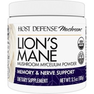 Host Defense Lion's Mane Powder - Brain Health Support Supplement - Mushroom Supplement to Support F