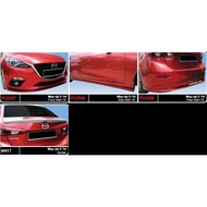 Mazda 3 sedan hatchback 2013 2014 2015 2016 oem bodykit body kit front side rear skirt lip diffuser 