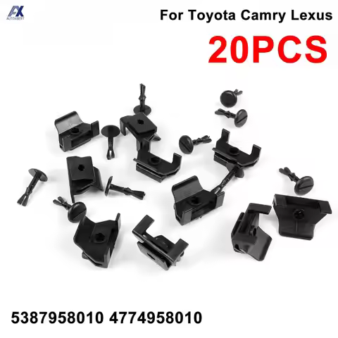 20 Pcs Front Fender Liner Bumper Cover Pin Clips For Toyota 4Runner Highlander Sienna Solara Lexus G